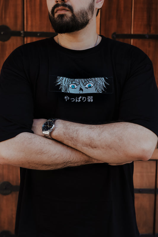 Gojo The Honoured One Both Side Embroidered Oversized T-Shirt