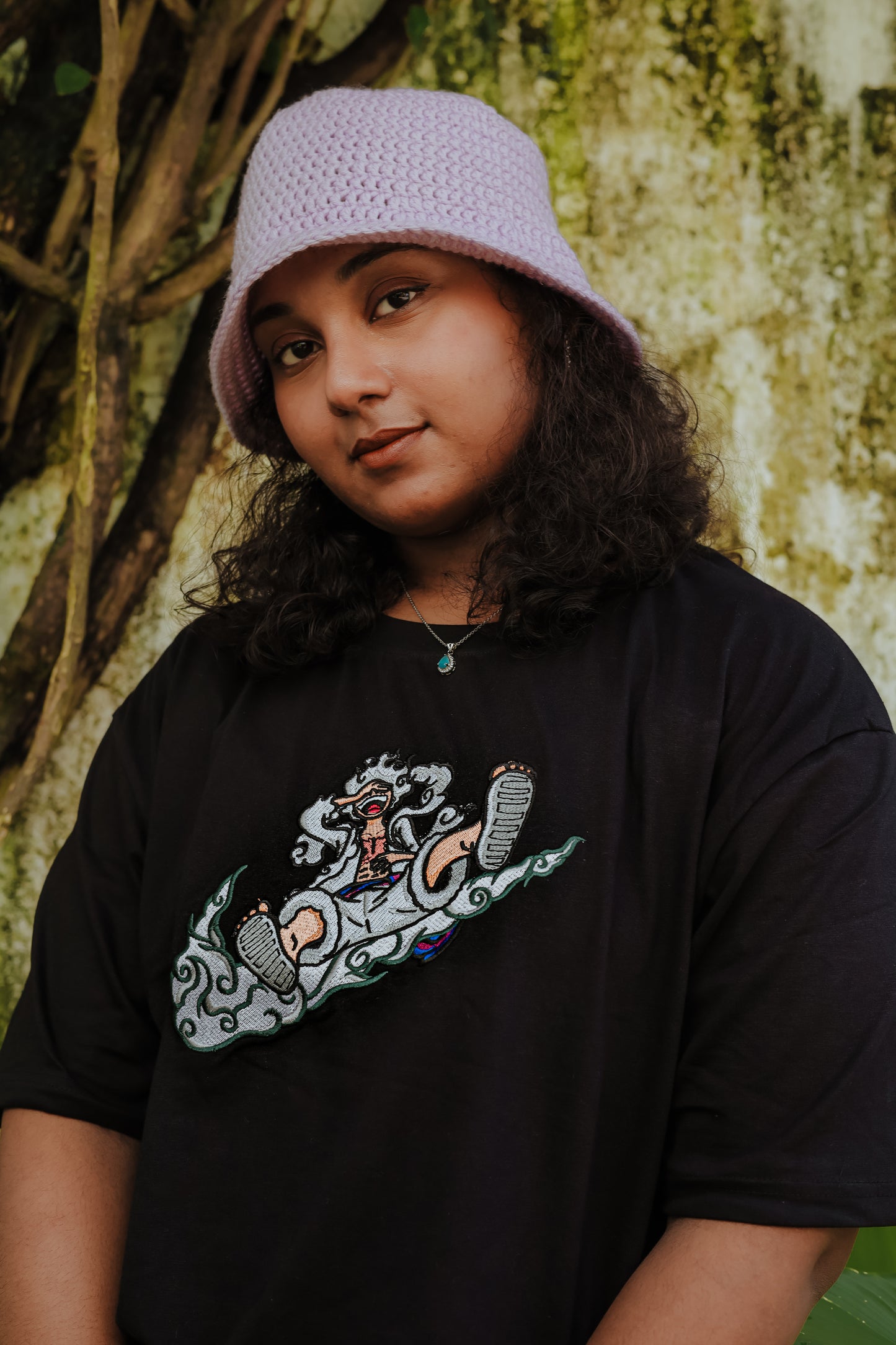 Luffy G5 Oversized Embroidered T-Shirt