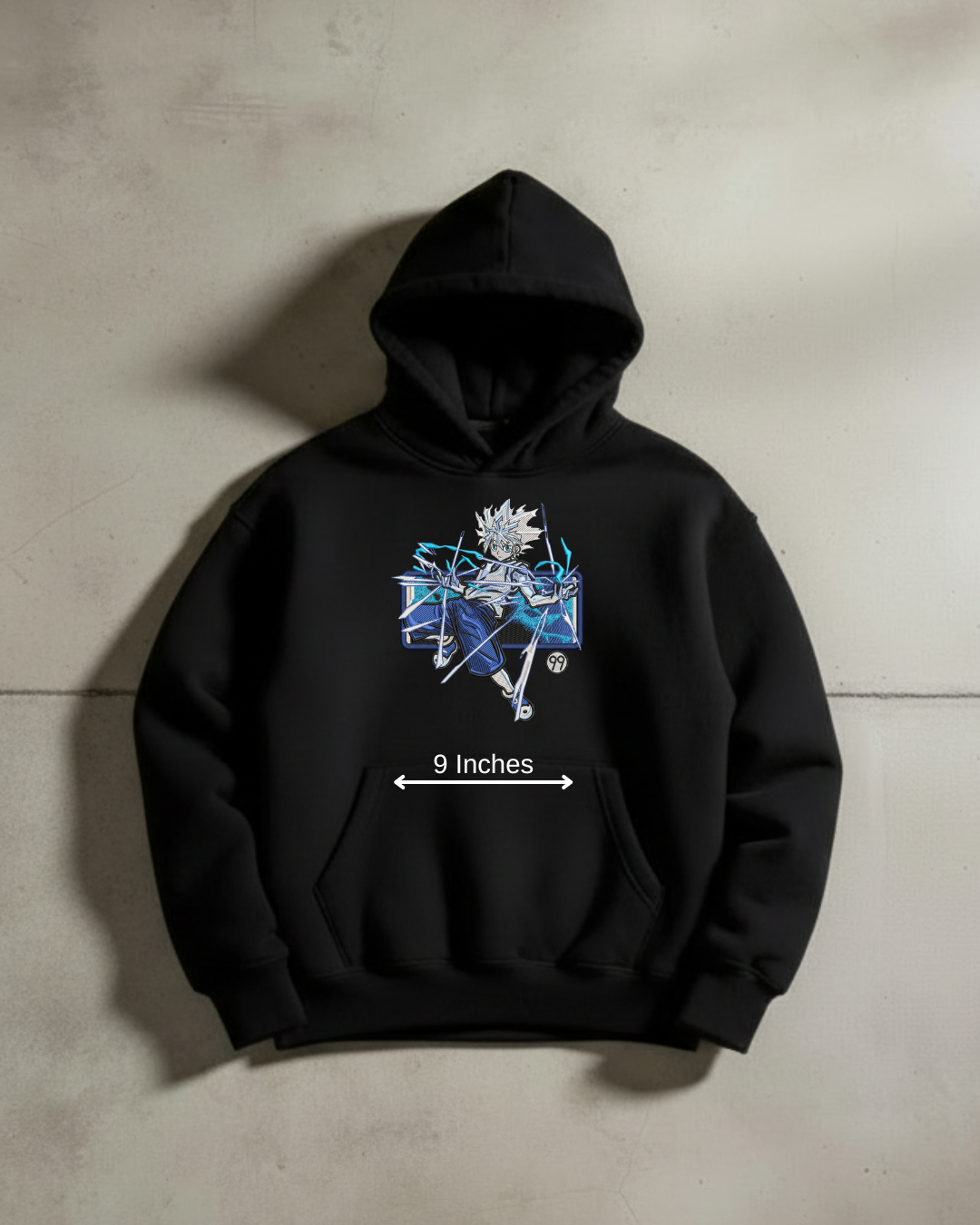 Hunter x Hunter Killua Zoldyck Godspeed Embroidered Hoodie