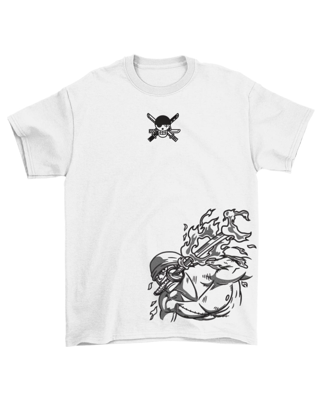 One Piece Roronoa Zoro "Hellhound" Oversized Embroidered T-shirt