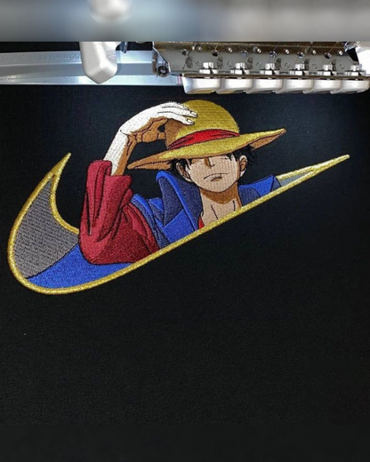 One Piece Luffy Embroidered T-Shirt