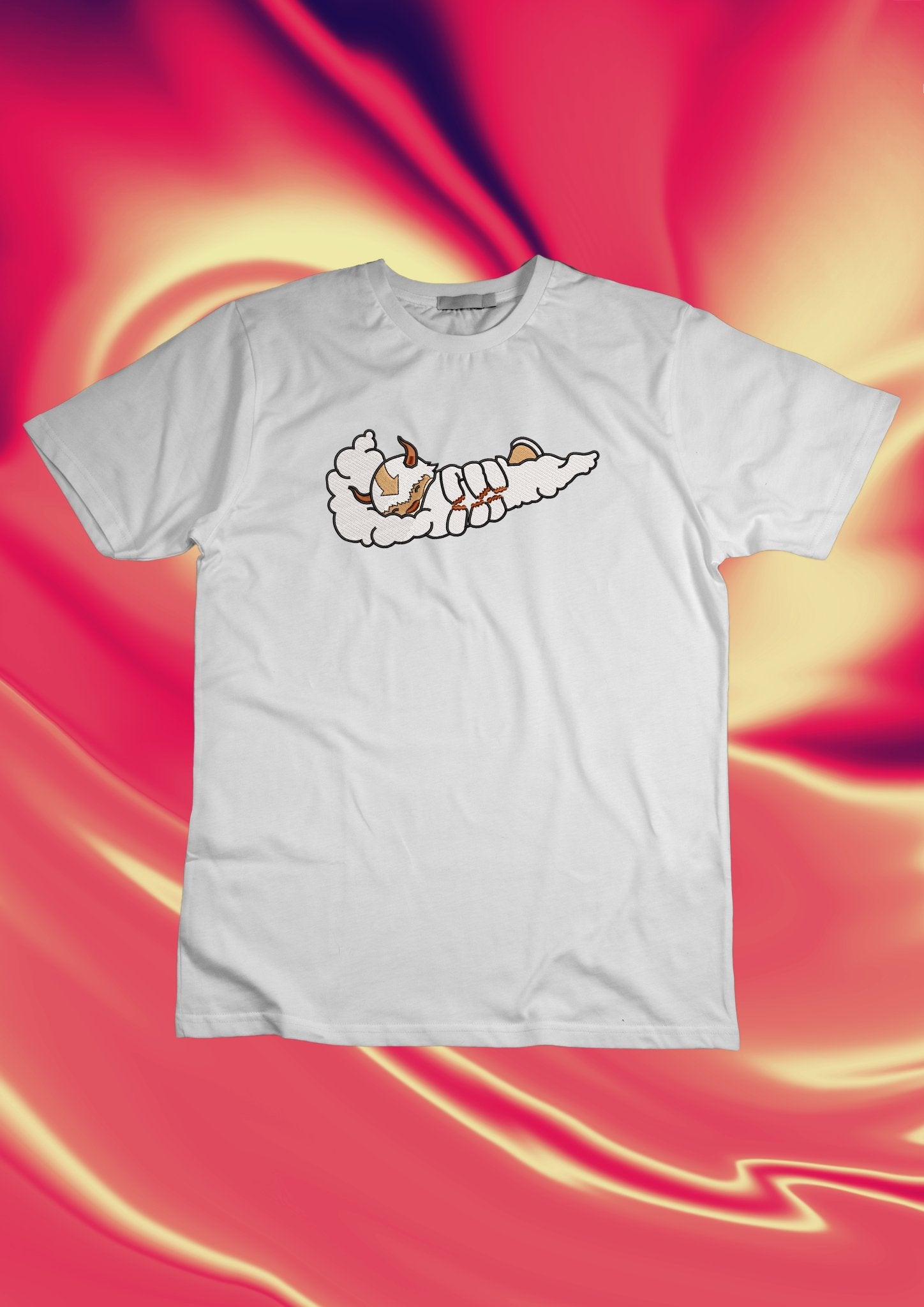 Avatar: The Last Airbender Appa Embroidered T-Shirt - Embroidery Hut