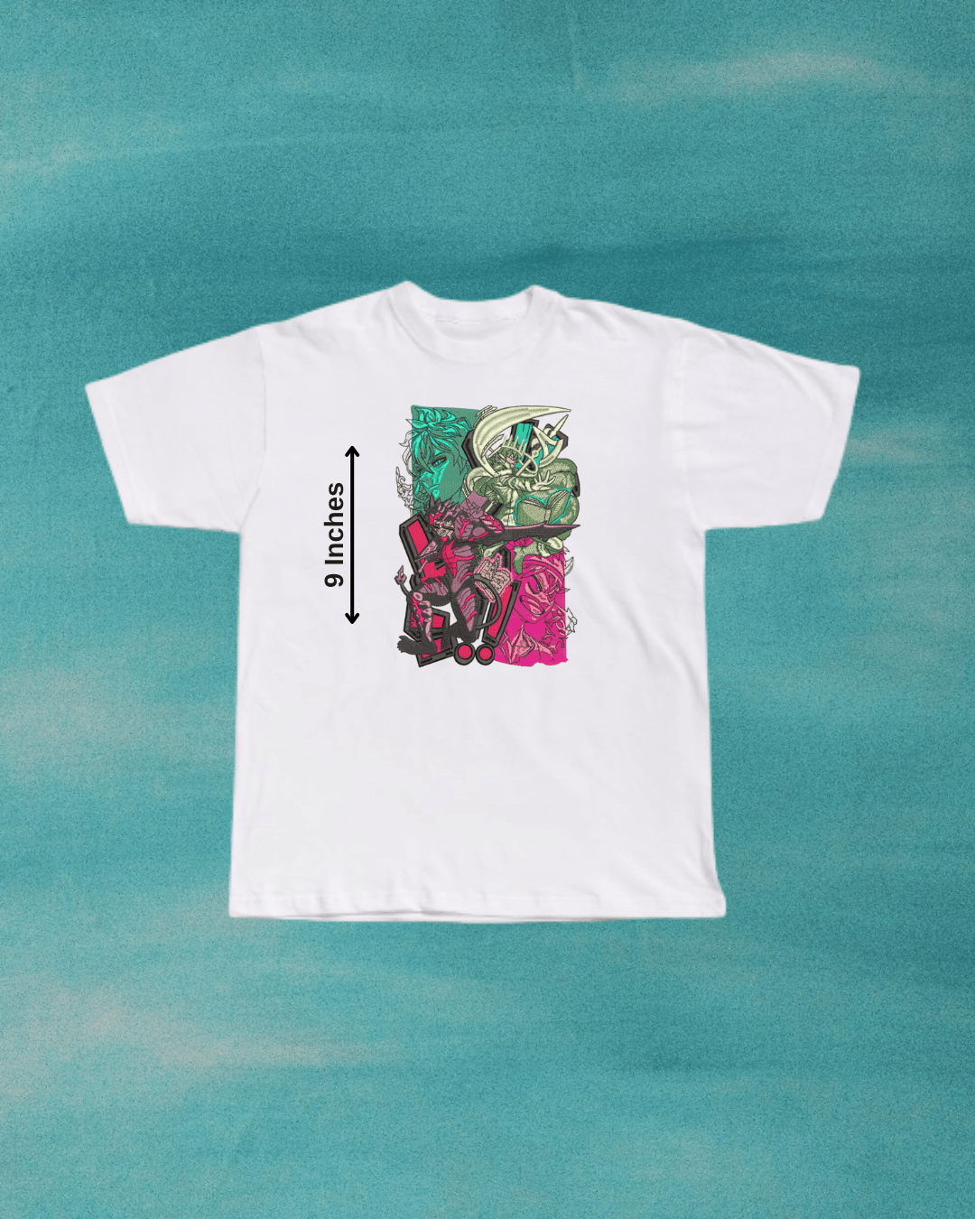 Black Clover Anime Embroidered T-Shirt - Embroidery Hut