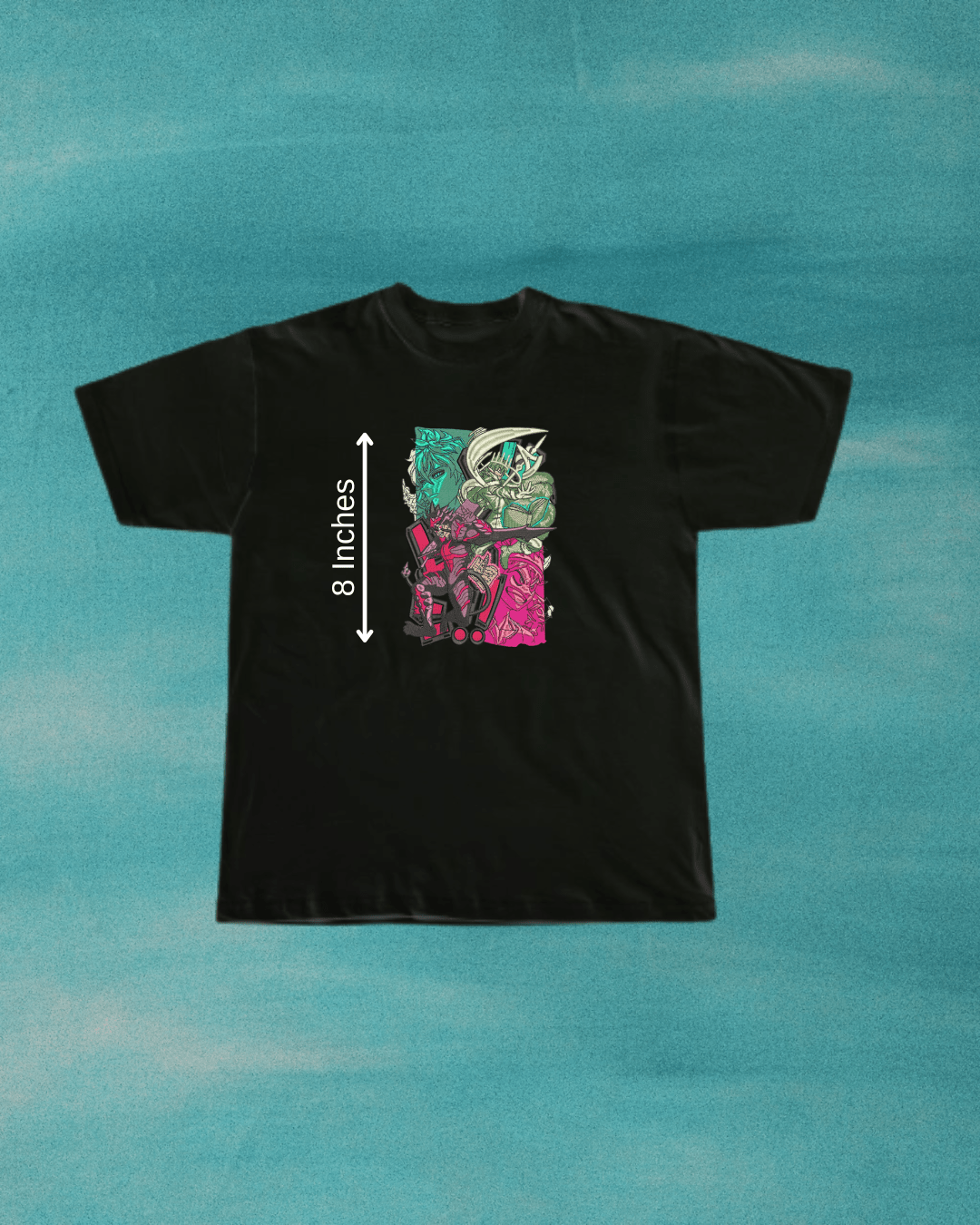 Black Clover Anime Embroidered T-Shirt - Embroidery Hut