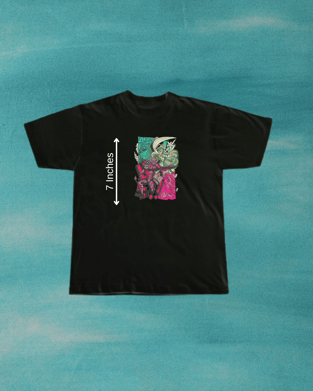 Black Clover Anime Embroidered T-Shirt - Embroidery Hut