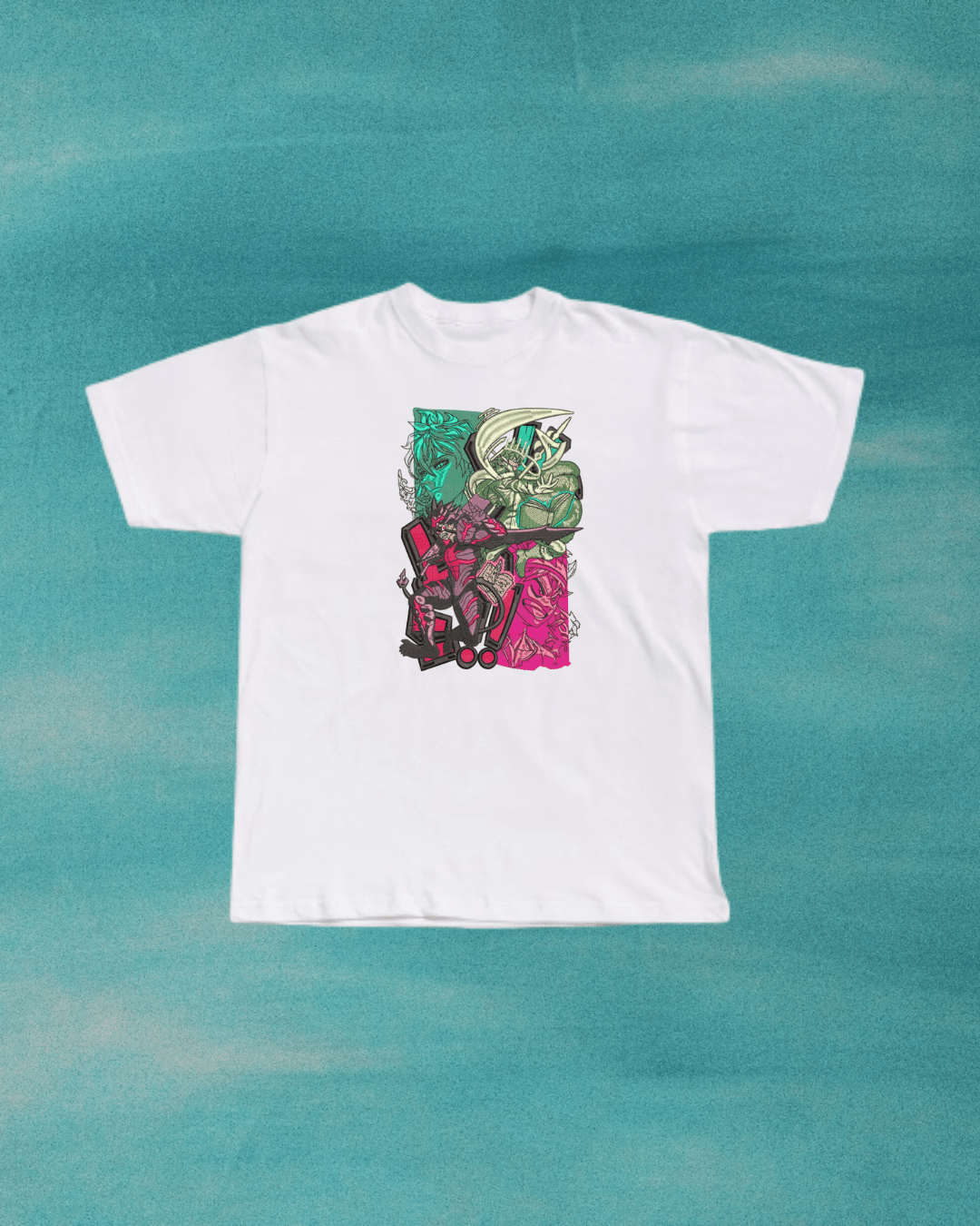 Black Clover Anime Embroidered T-Shirt - Embroidery Hut