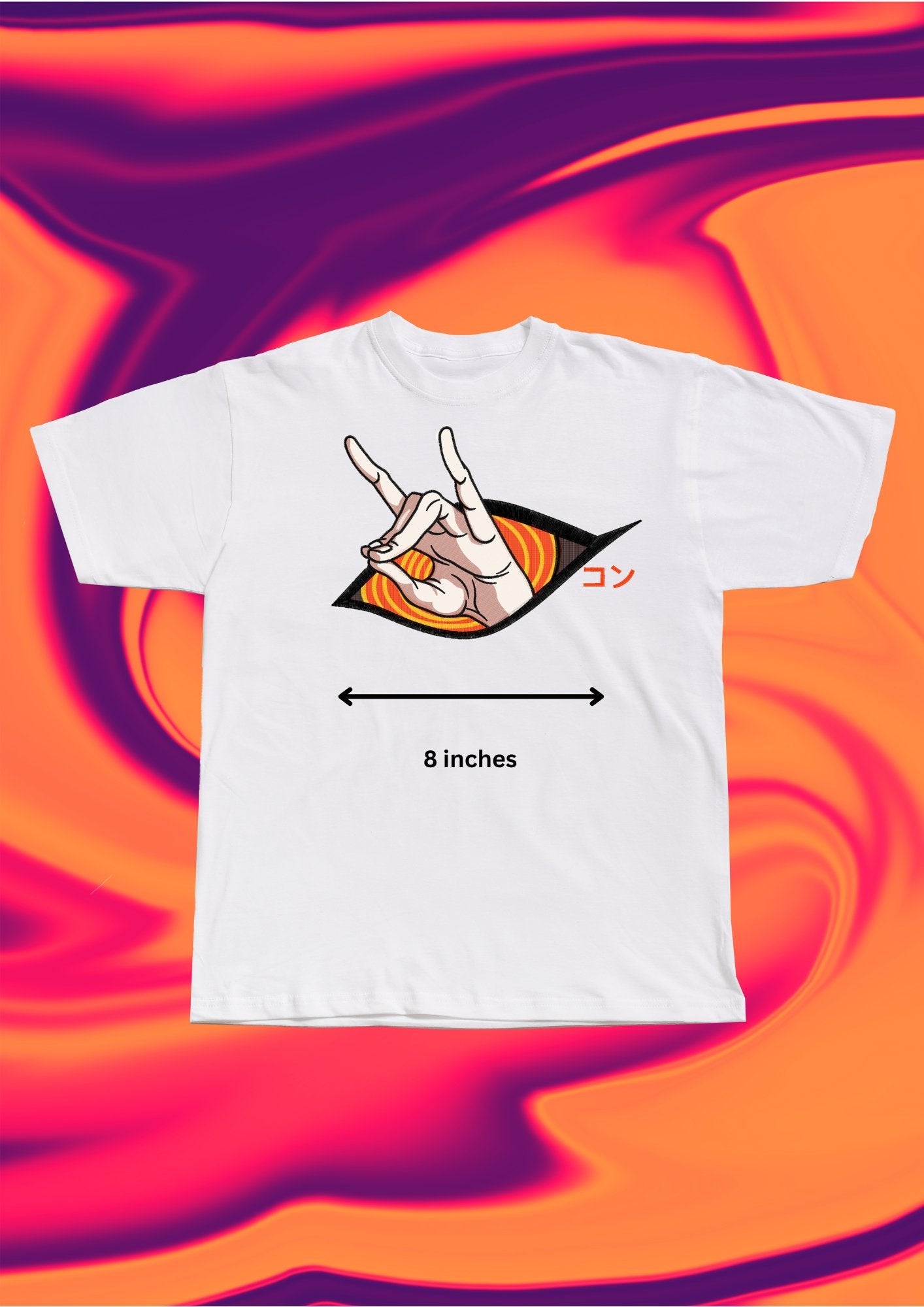 Chainsaw Man Aki Hand Embroidered T-Shirt - Embroidery Hut