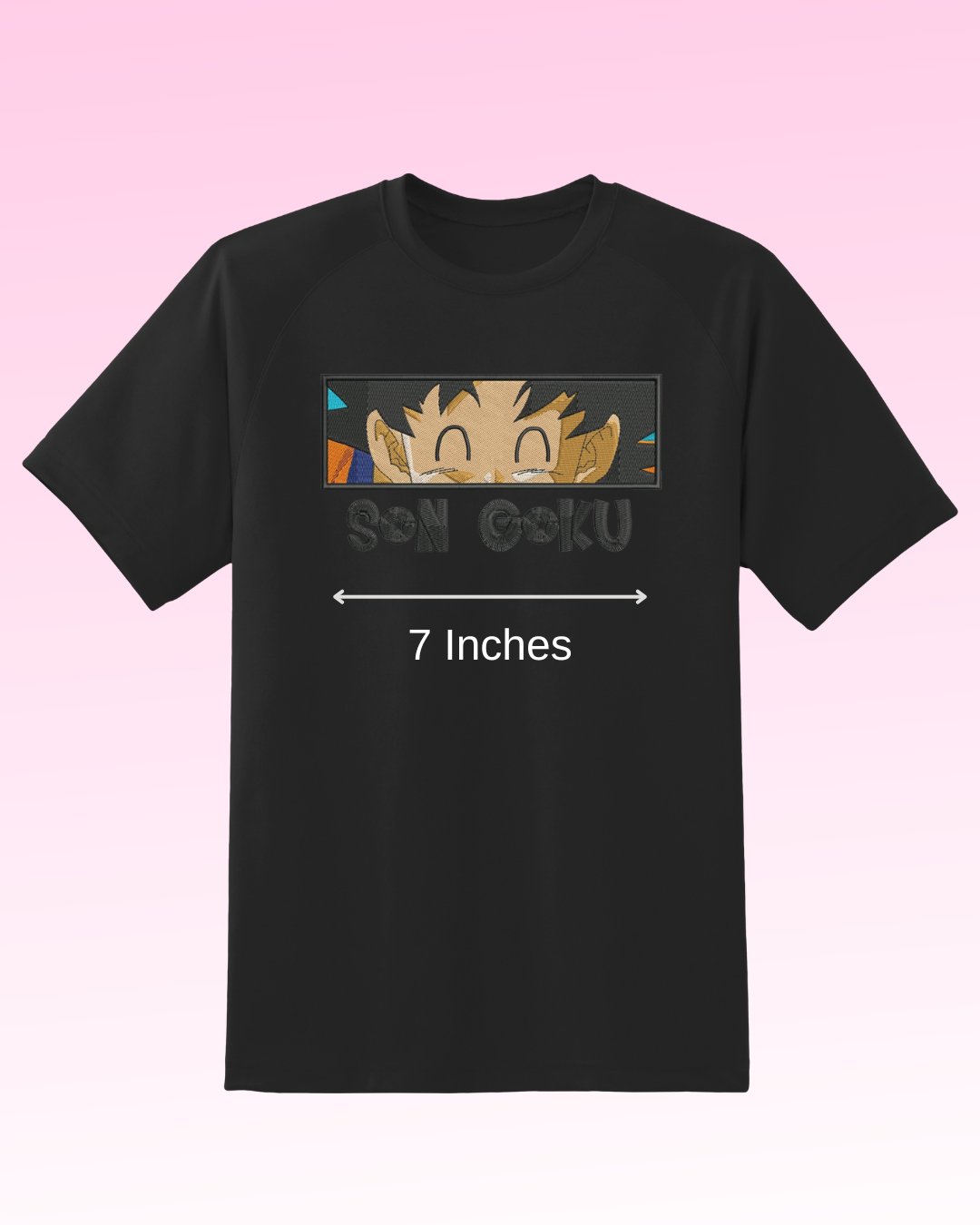 Dragon Ball Son Goku Embroidered T-Shirt - Embroidery Hut