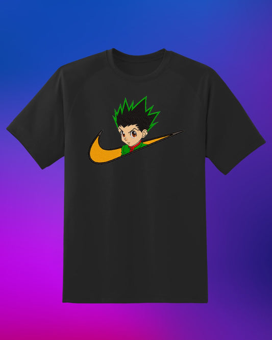 Hunter X Hunter Gon Embroidered T-Shirt - Embroidery Hut