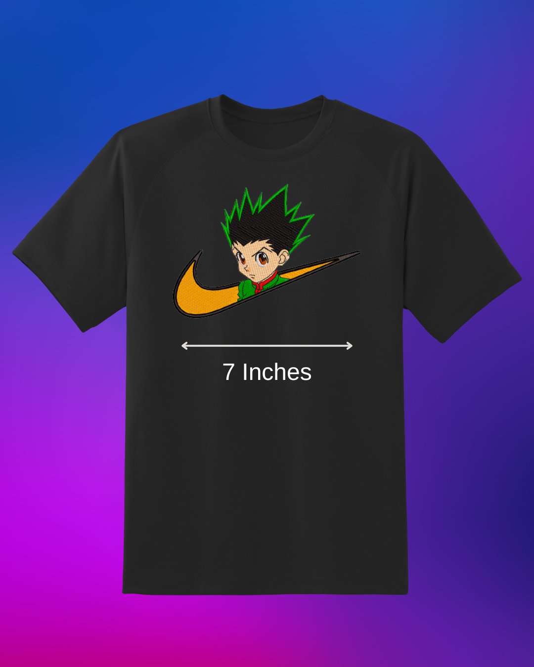 Hunter X Hunter Gon Embroidered T-Shirt - Embroidery Hut
