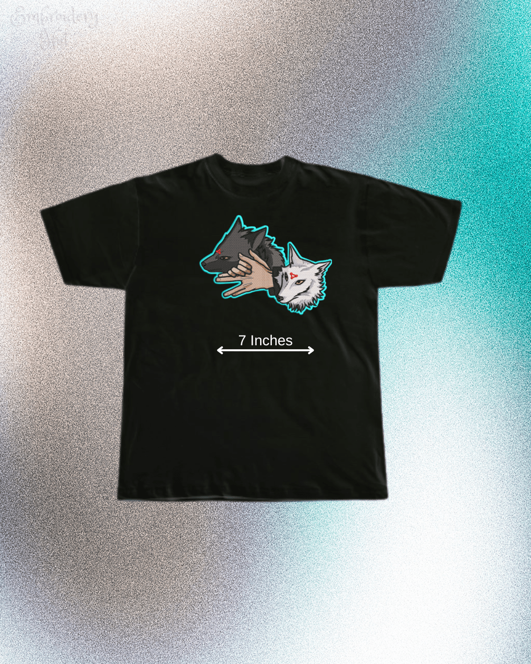 Jujutsu Kaisen Megumi Fushigoro Embroidered T-Shirt - Embroidery Hut