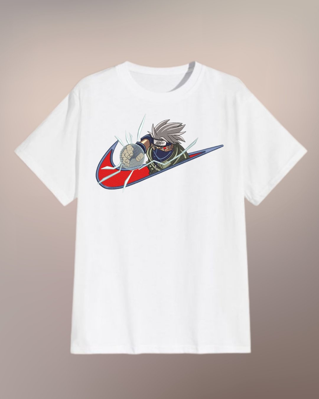 Kakashi Embroidered T-Shirt - Embroidery Hut
