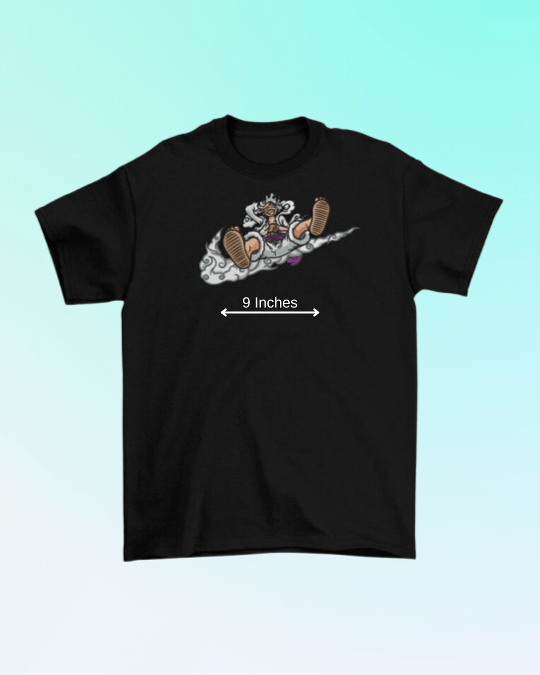 Luffy G5 Swoosh Oversized Embroidered T-Shirt - Embroidery Hut