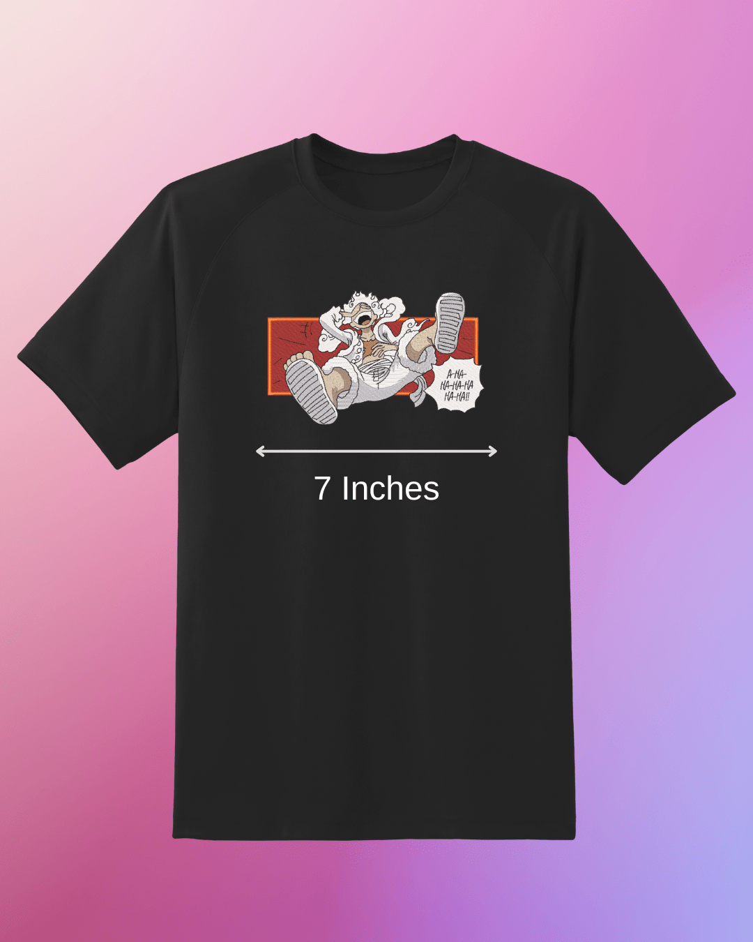 gear 5 luffy merch One Piece Luffy Gear-5 Embroidered T-Shirt – Embroidery Hut