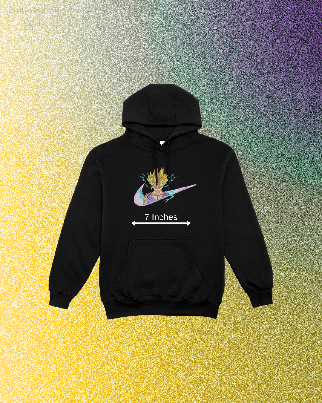 Dragon Ball Gohan Super Saiyan Embroidered Hoodie