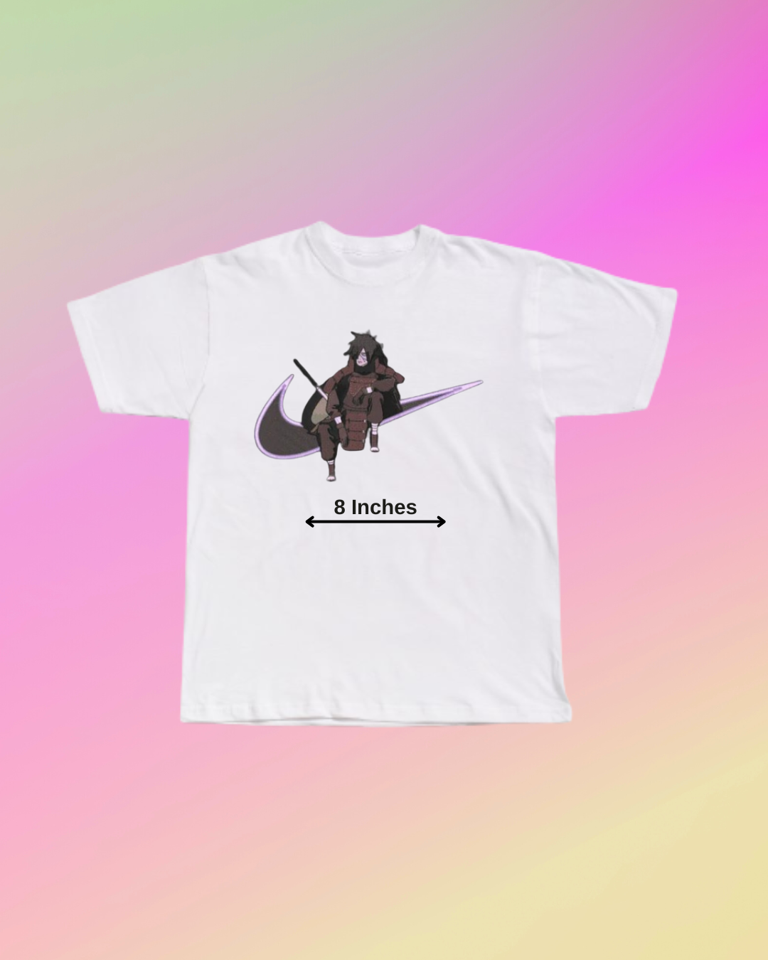 Naruto Madara Embroidered T-Shirt