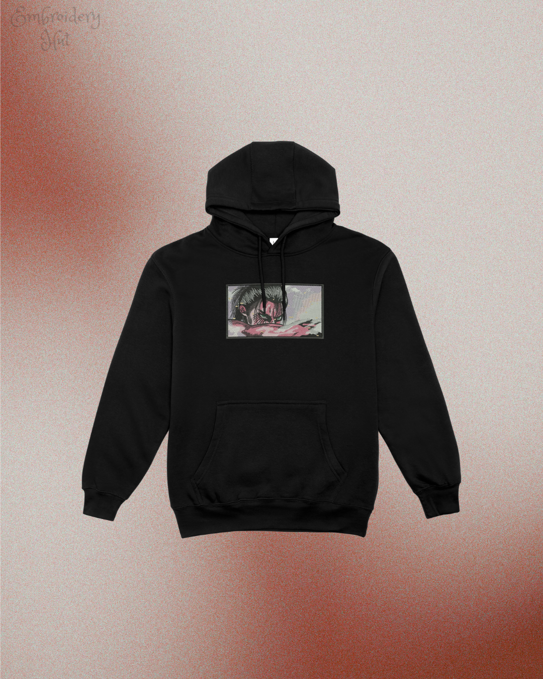 Eren x Fallen Angel Embroidered Hoodie