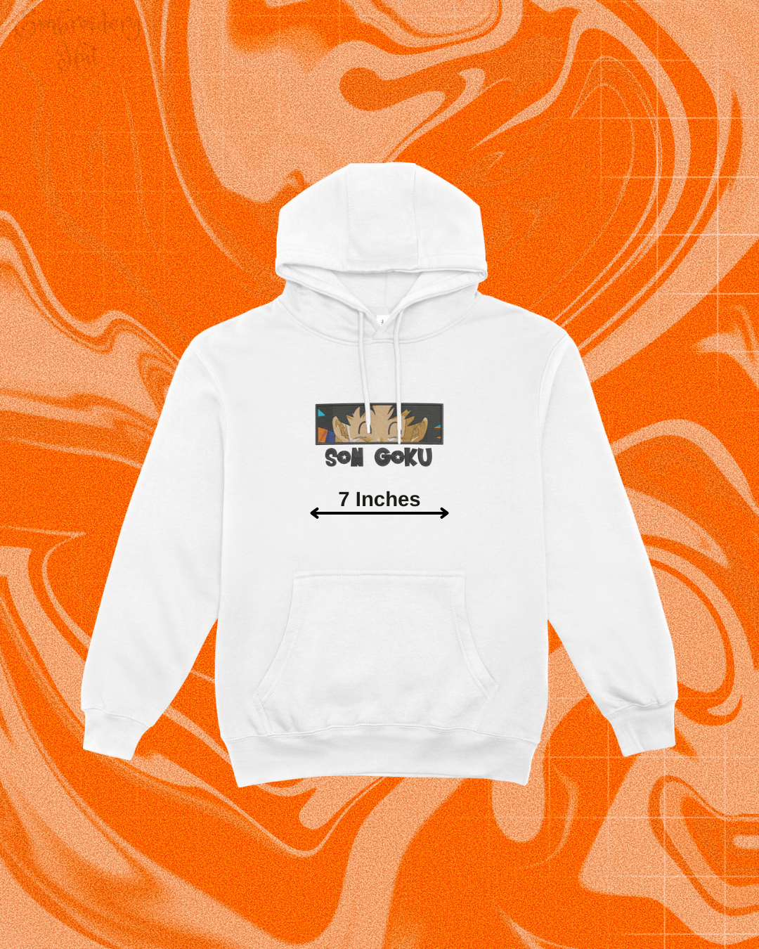 Dragon Ball Son Goku Embroidered Hoodie