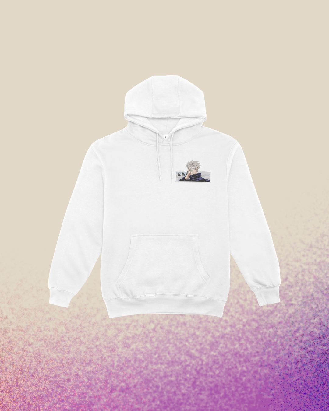 Jujutsu Kaisen Gojo Anime Embroidered Hoodie