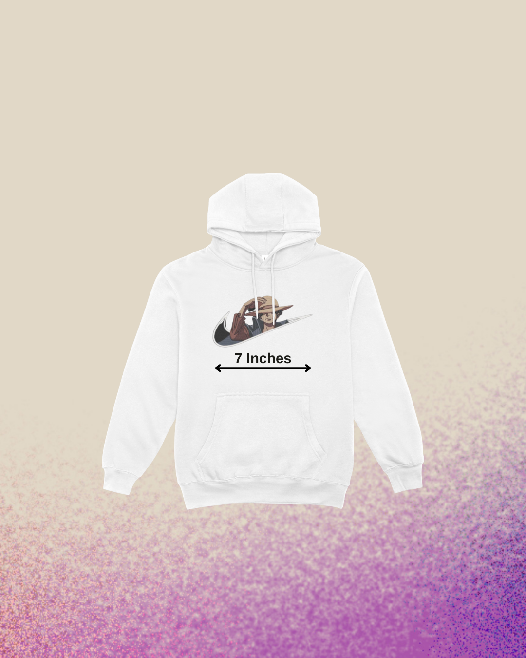 One Piece Luffy Embroidered Hoodie