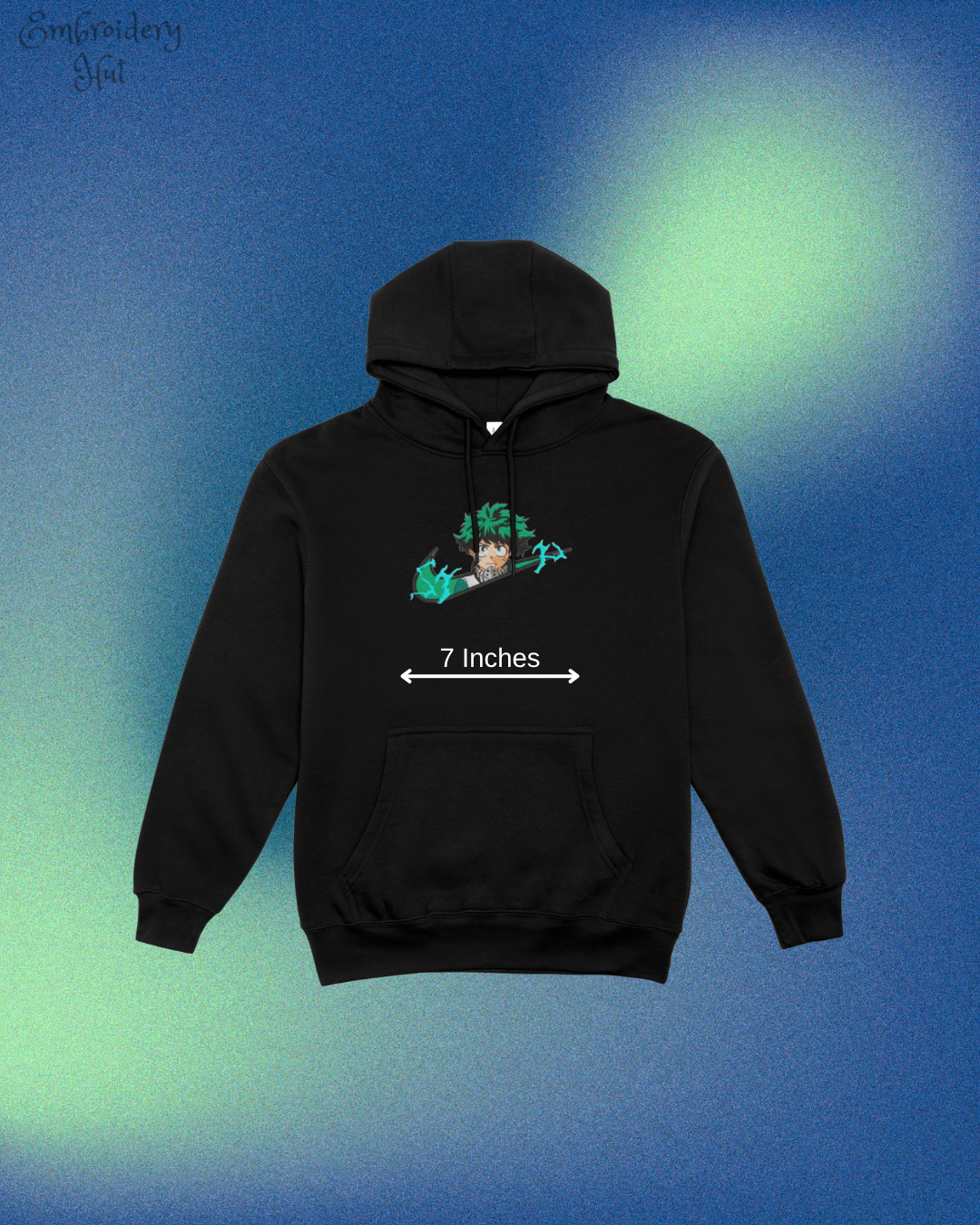 My Hero Academia Midoriya Embroidered Hoodie