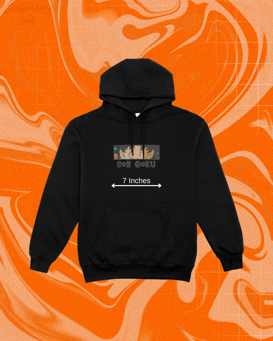 Dragon Ball Son Goku Embroidered Hoodie