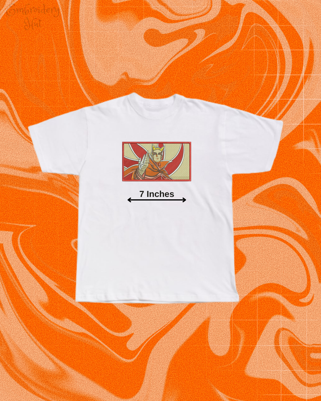 Naruto Baryon Embroidered T-Shirt