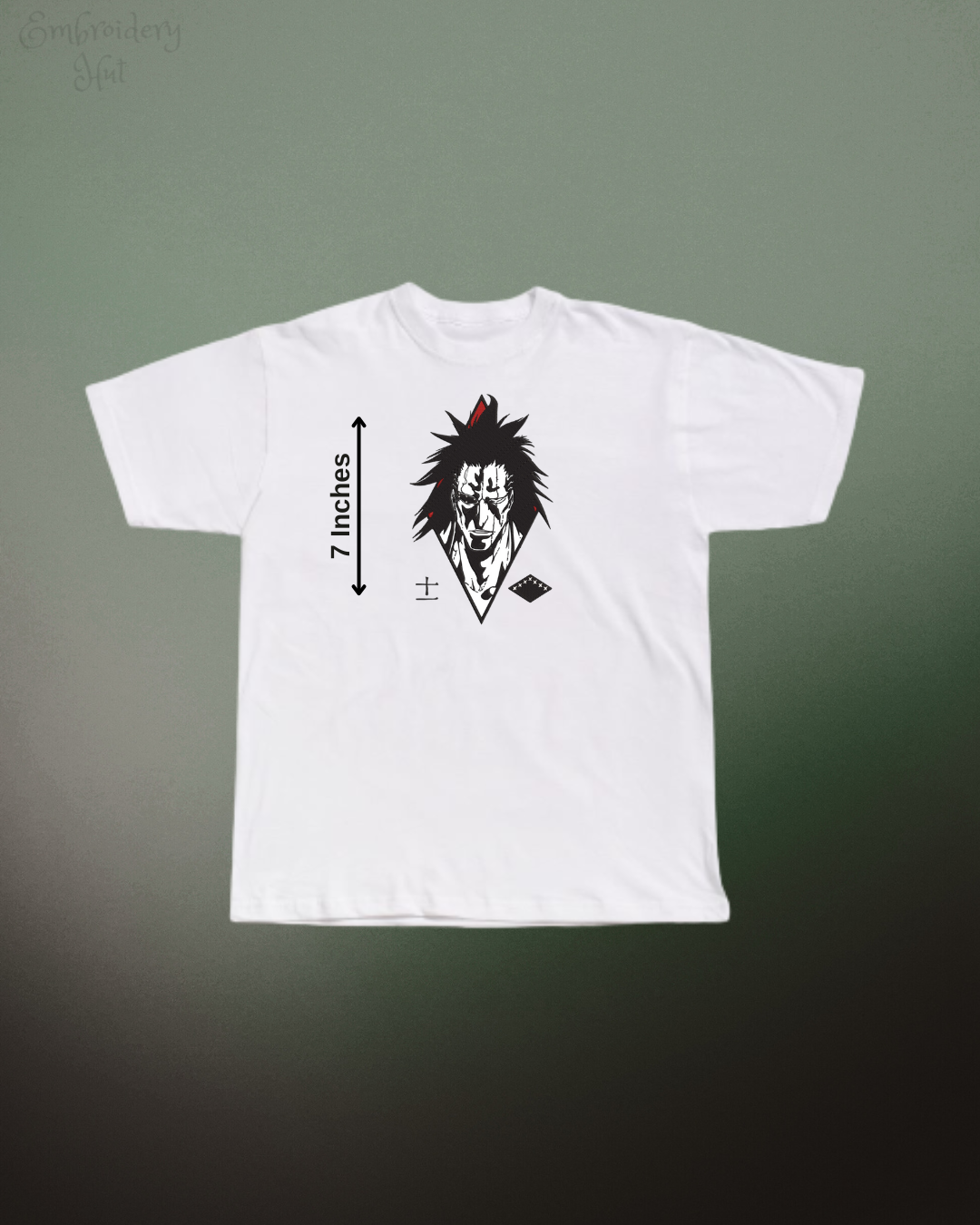 Bleach Zaraki Embroidered Tshirt