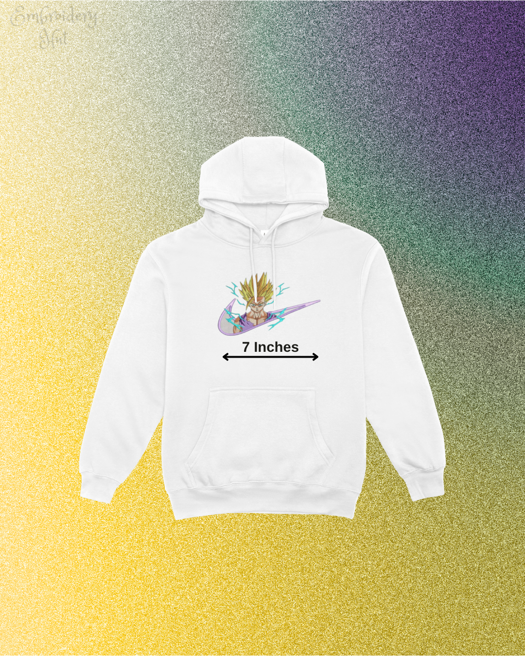 Dragon Ball Gohan Super Saiyan Embroidered Hoodie