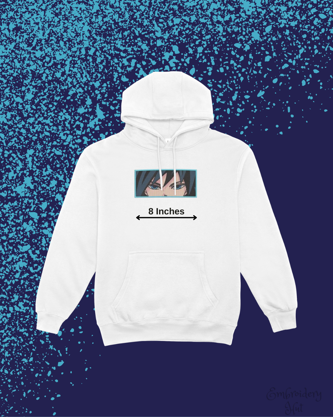 Demon Slayer Giyu Eyes Embroidered Hoodie