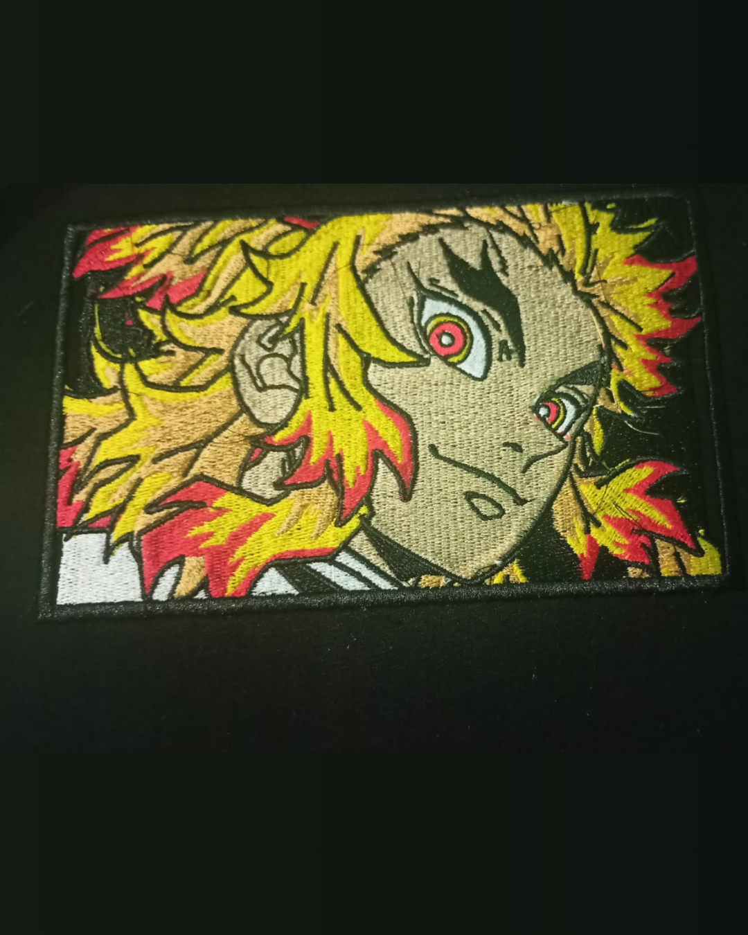 Demon Slayer Rengoku Embroidered T-Shirt