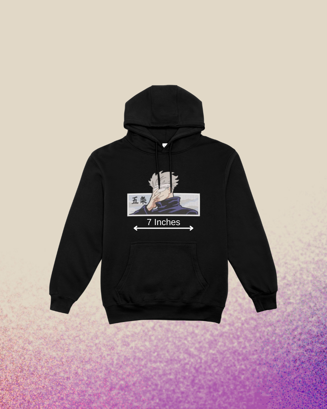 Jujutsu Kaisen Gojo Anime Embroidered Hoodie