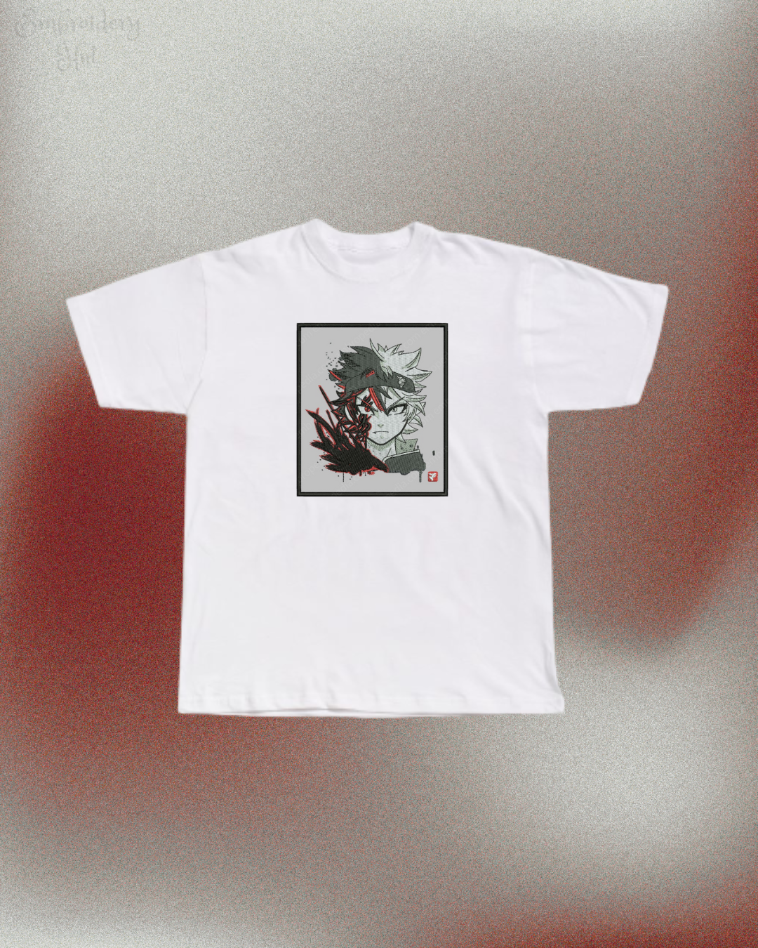 Black Clover Asta Embroidered T-Shirt
