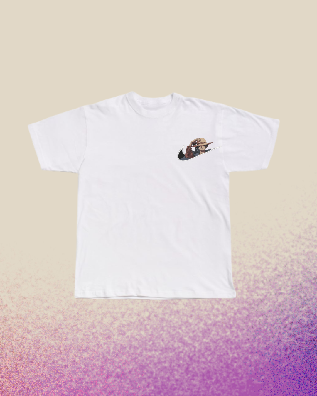 One Piece Luffy Embroidered Tshirt