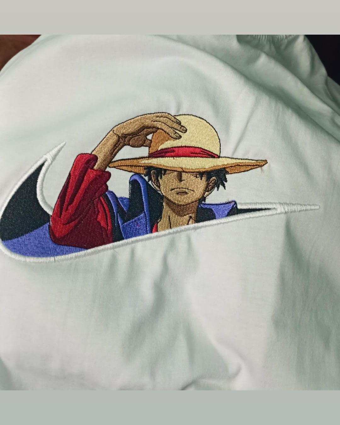 One Piece Luffy Embroidered T-Shirt