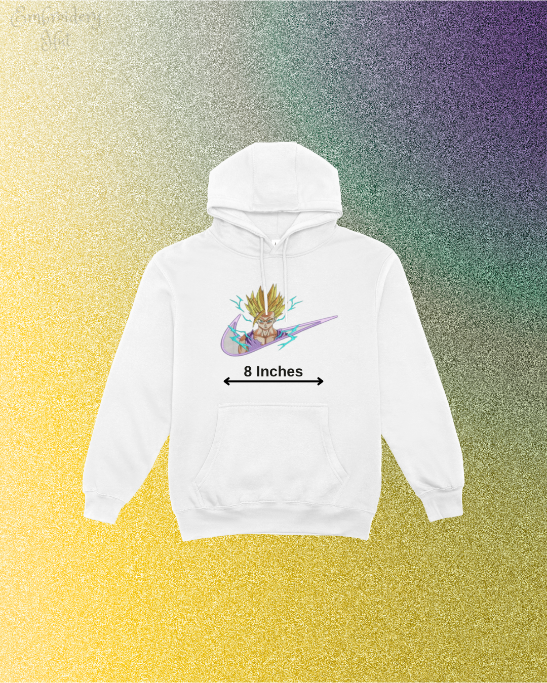 Dragon Ball Gohan Super Saiyan Embroidered Hoodie