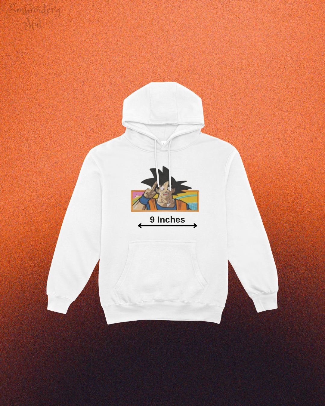 Dragon Ball Goku Embroidered Hoodie