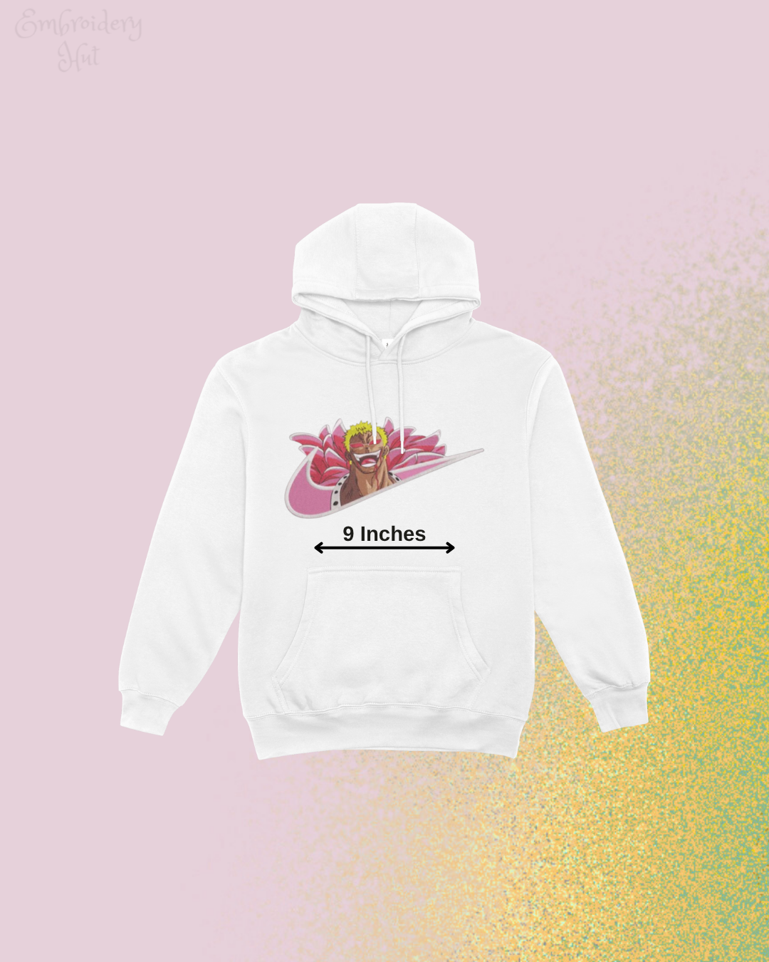 One Piece Doflamingo Embroidered Hoodie