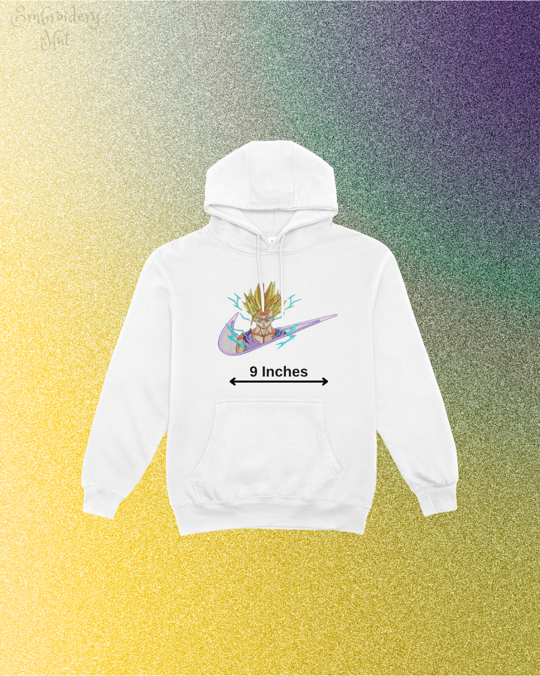 Dragon Ball Gohan Super Saiyan Embroidered Hoodie