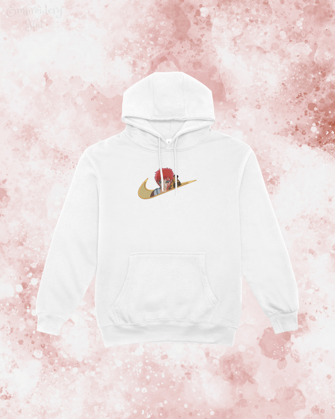 Naruto Gaara Embroidered Hoodie