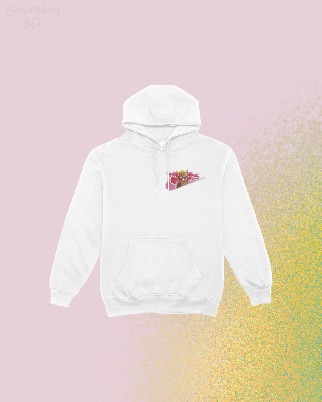 One Piece Doflamingo Embroidered Hoodie