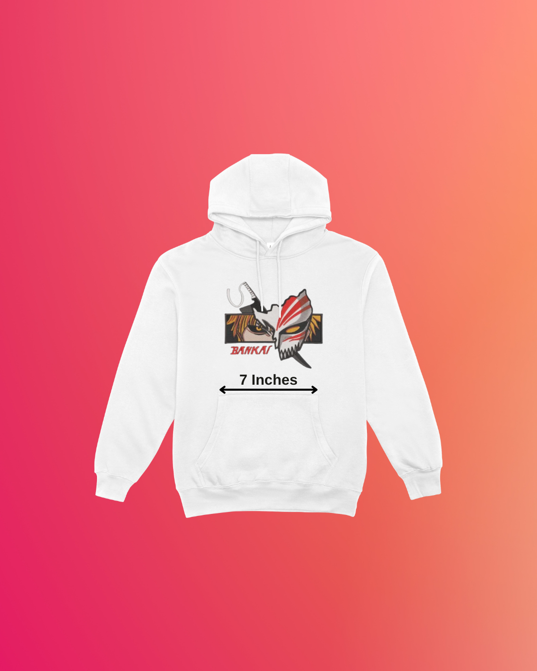 Bleach Bankai Embroidered Hoodie