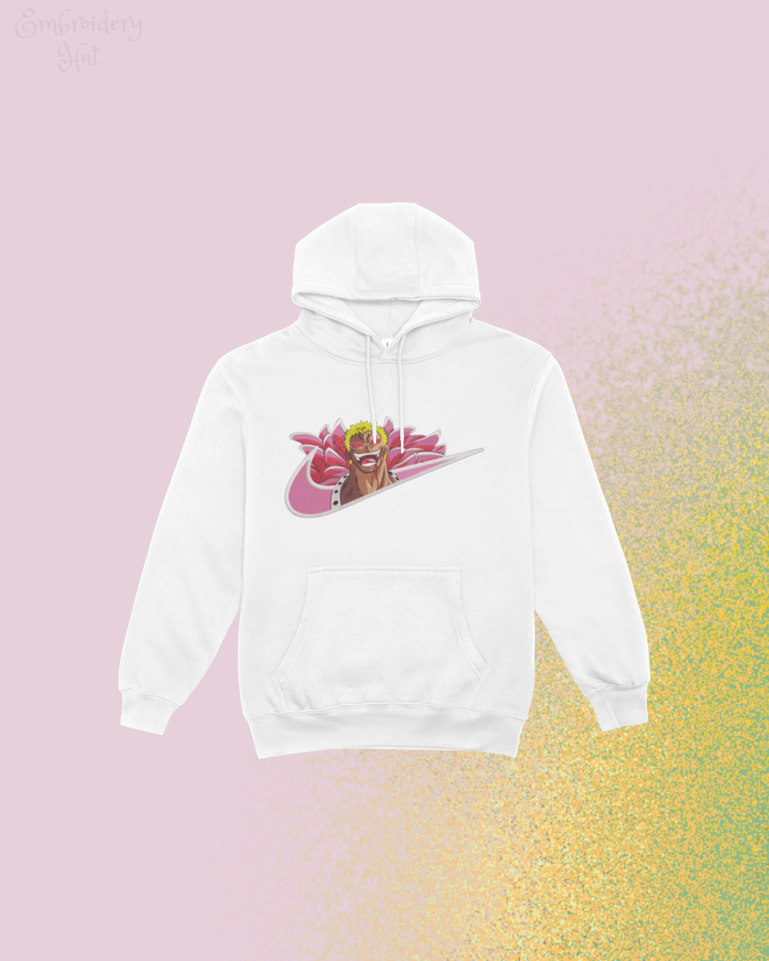 One Piece Doflamingo Embroidered Hoodie
