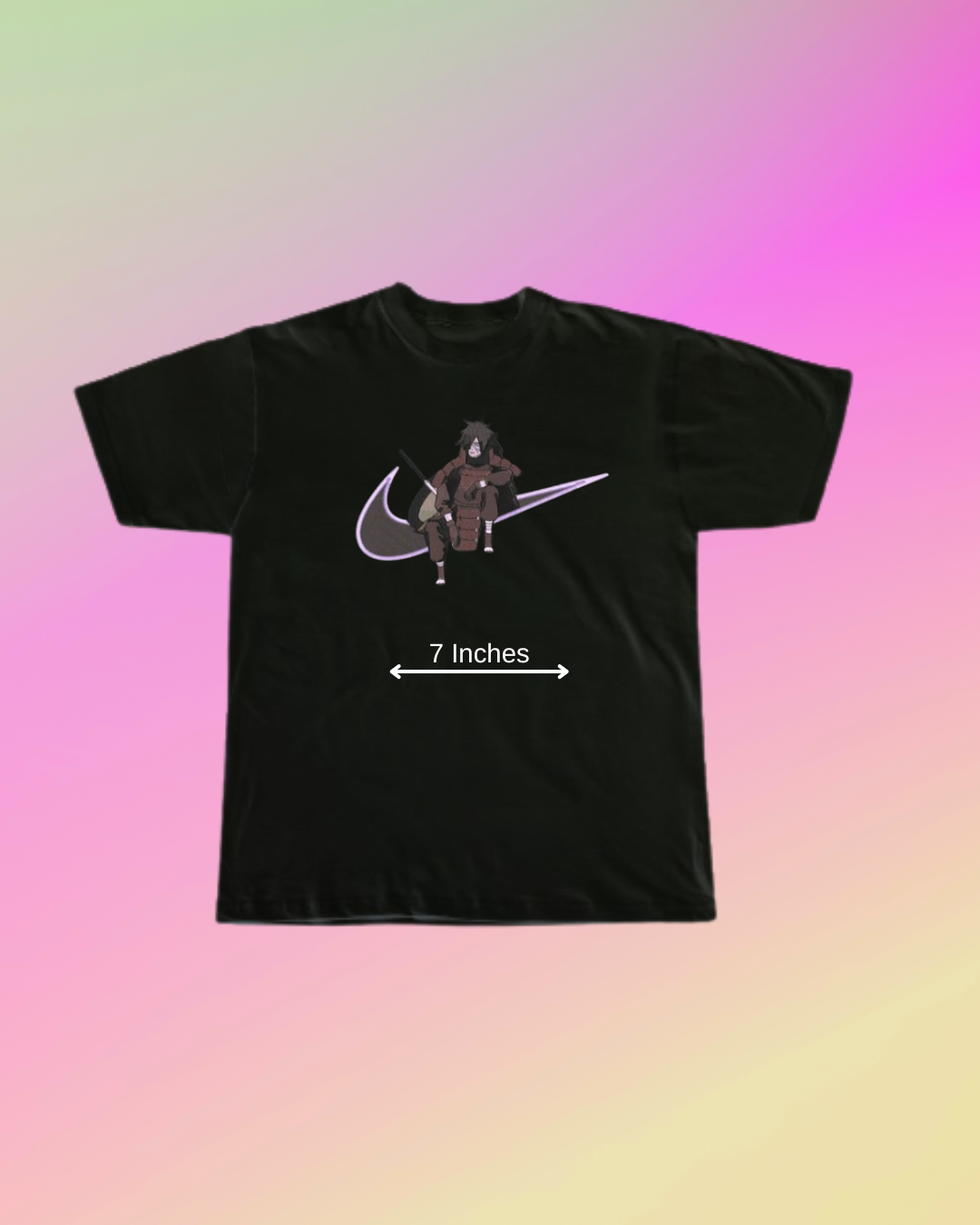 Naruto Madara Embroidered T-Shirt