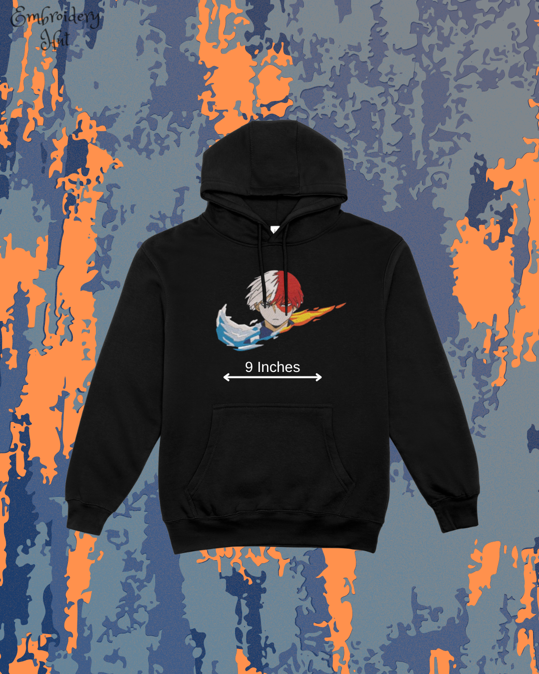 My Hero Academia Shoto Todoroki Embroidered Hoodie