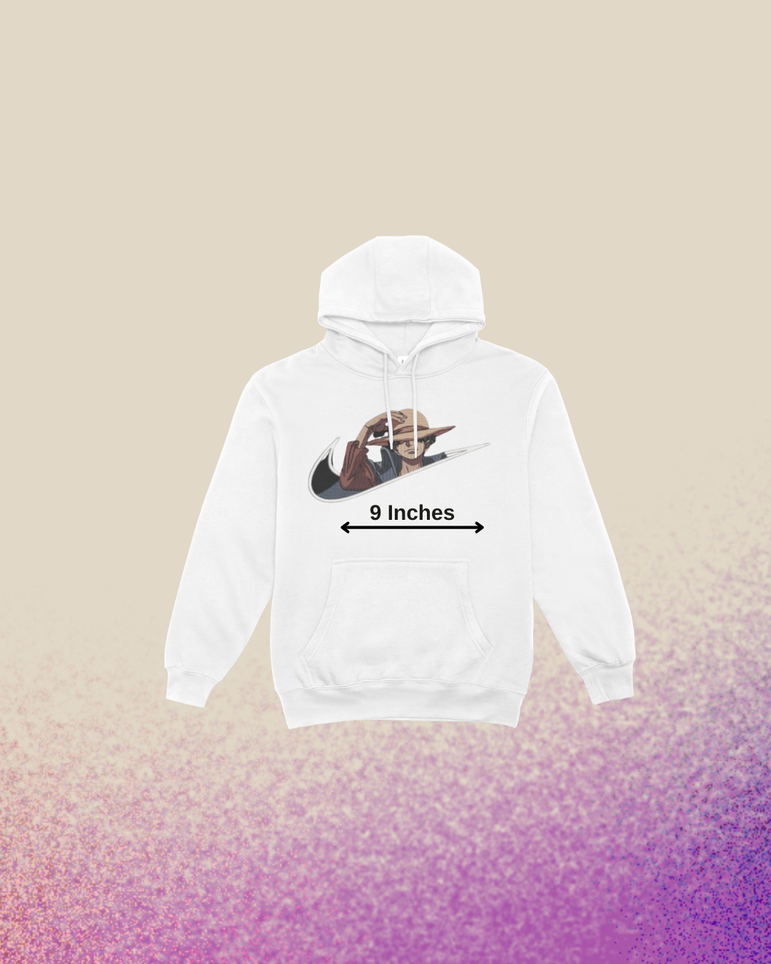 One Piece Luffy Embroidered Hoodie
