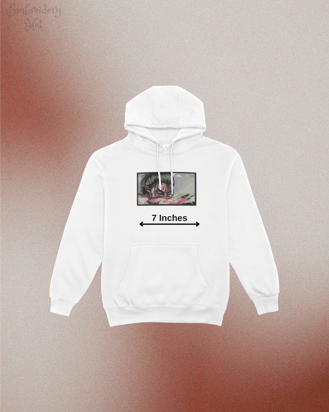 Eren x Fallen Angel Embroidered Hoodie