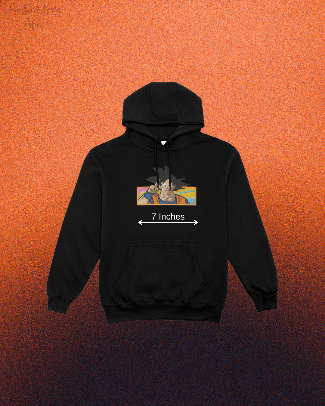 Dragon Ball Goku Embroidered Hoodie