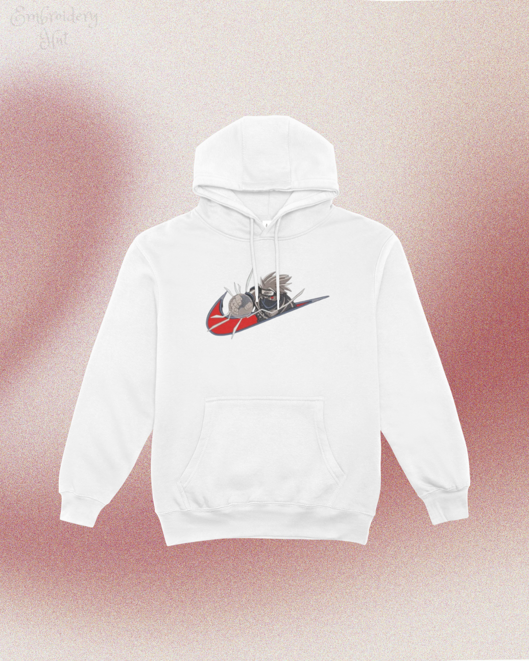 Naruto Kakashi Embroidered Hoodie