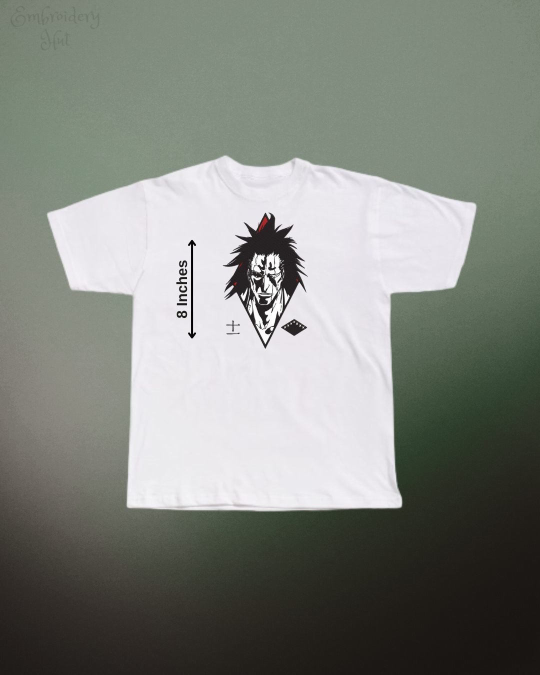 Bleach Zaraki Embroidered Tshirt